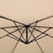 Global Industrial Cantilever Umbrella w/ Crank, Tilt & Cross Brace, Olefin Fabric, 10'W, Tan 436972TN - alternate 3
